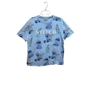 Disney Stitch Blue T-shirt Primark Women’s M